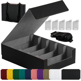 Scimi 3900+ card storage with 5-row design keeps MTG and TCG collections organized.