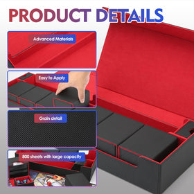 Scimi soft lining cushions cards and reduces wear during storage.