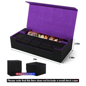 Scimi premium storage case PU leather exterior provides durable protection