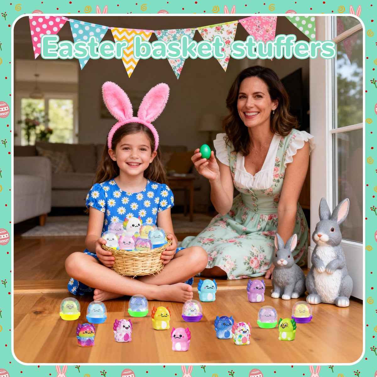 SCIONE slow-rise axolotl squishies offer satisfying tactile play for busy hands.