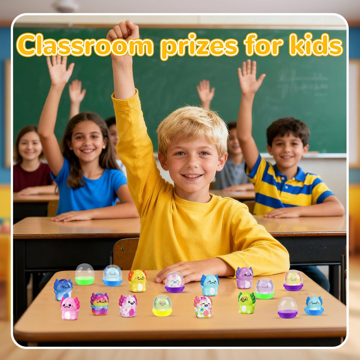 SCIONE axolotl classroom rewards promote quiet, focused play for students.