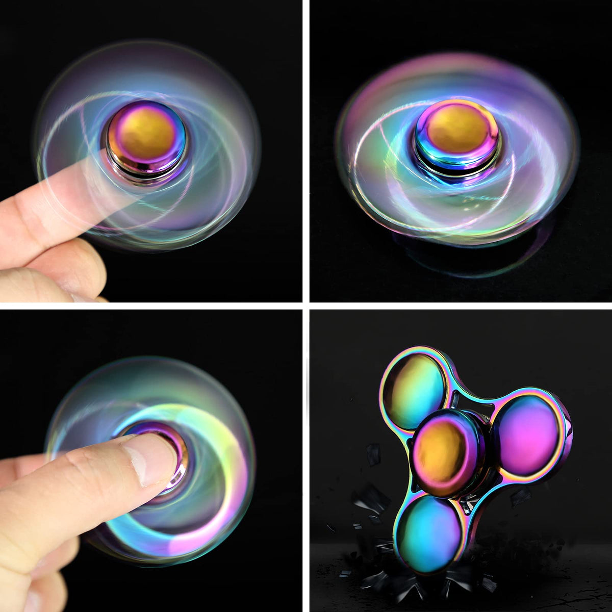SCIONE metal fidget spinner 7-pack classroom prize excites students and encourages participation.