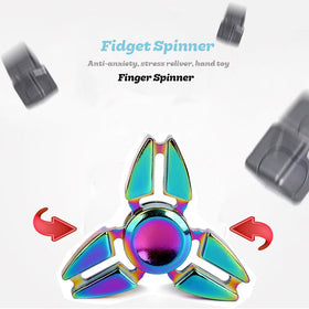 SCIONE metal fidget spinner 7-pack party favor adds color to gift bags.