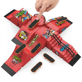 SCLWSS fingerboard skate park six fingerboards for varied trick options