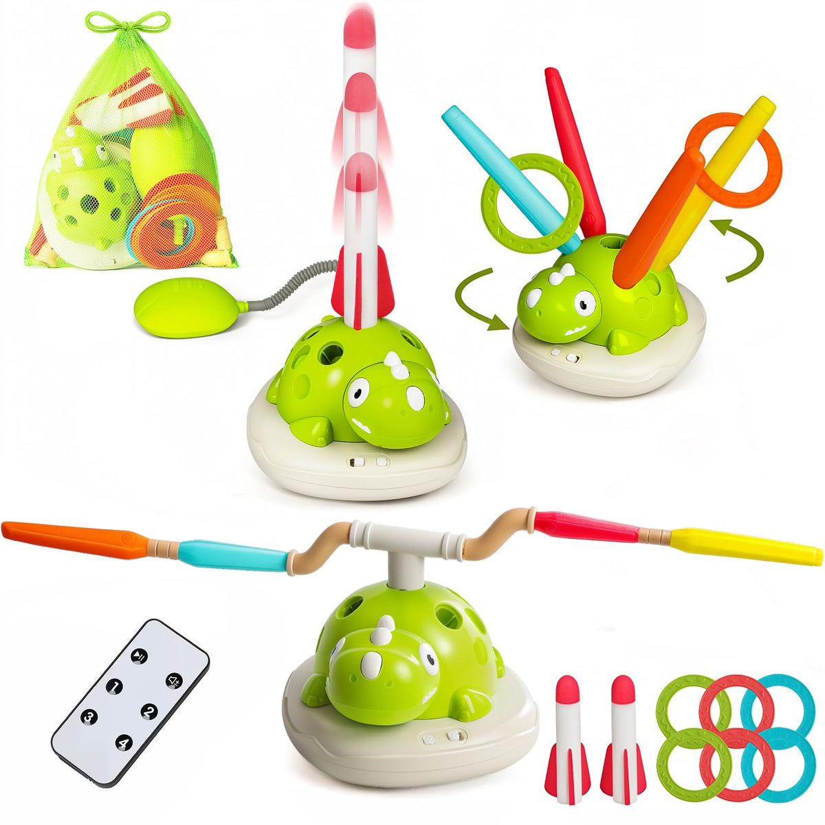 SCMAO 3in1 musical jump featuring adjustable height and engaging music for active kids.