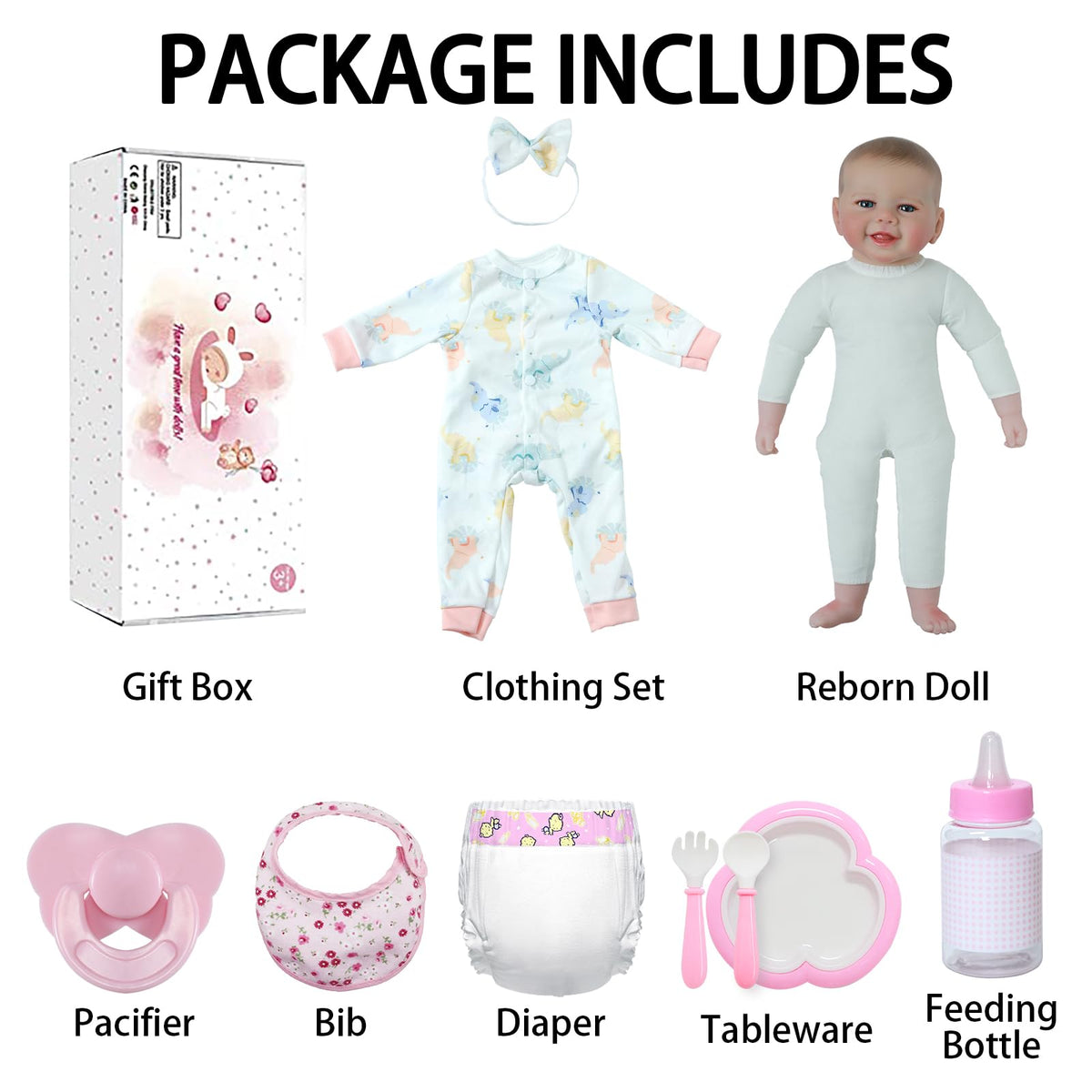SCOM care kit includes pacifier for nurturing roleplay experiences.