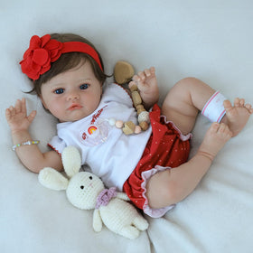 SCOM lifelike baby doll delicate folds on hands and feet.