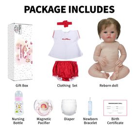 SCOM lifelike baby doll comes with gift box for gifting.