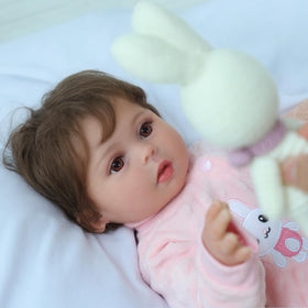 SCOM Lucy gift box includes clothing, rabbit toy, and accessories