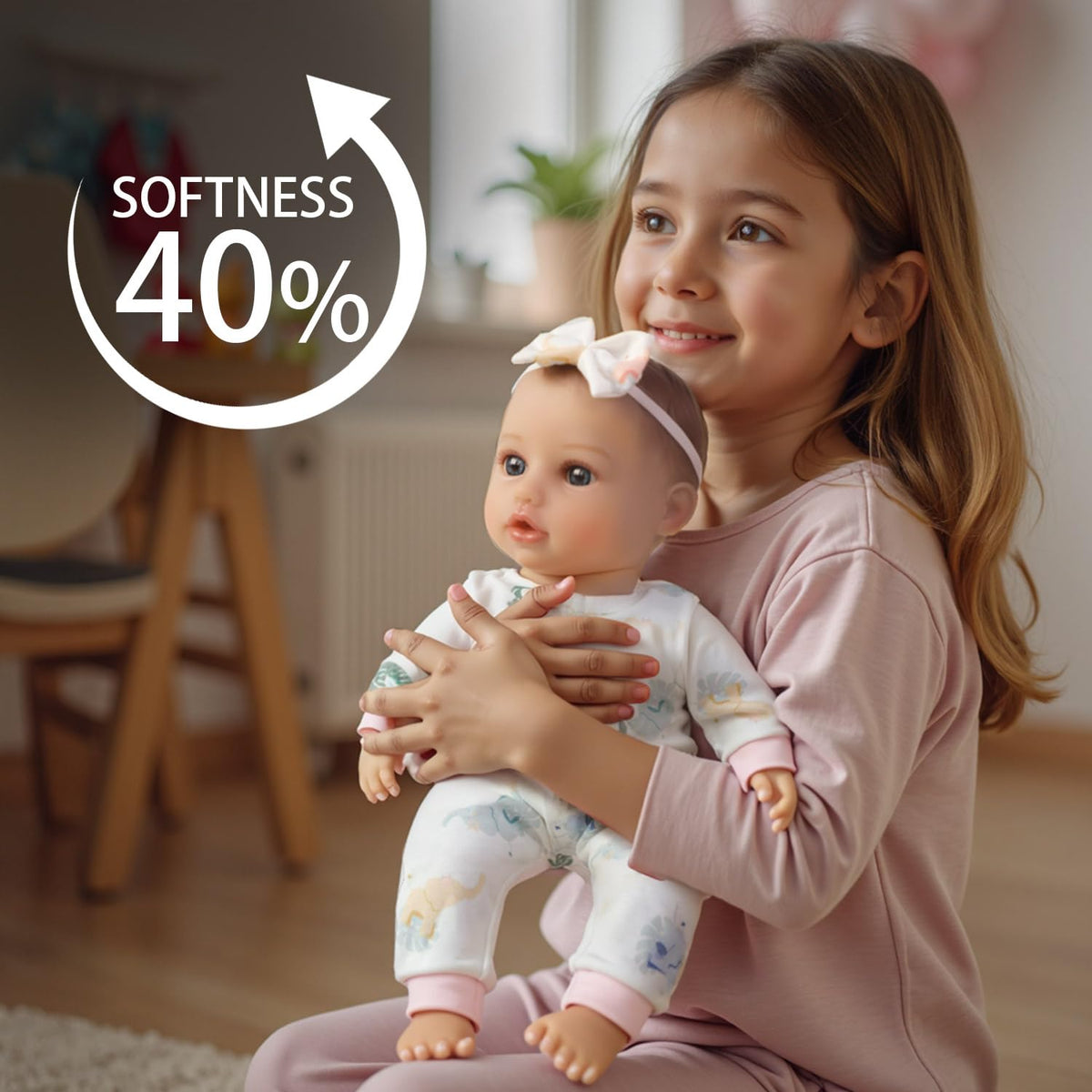 SCOM luxury gift box includes pacifier, bib, diaper and bottle