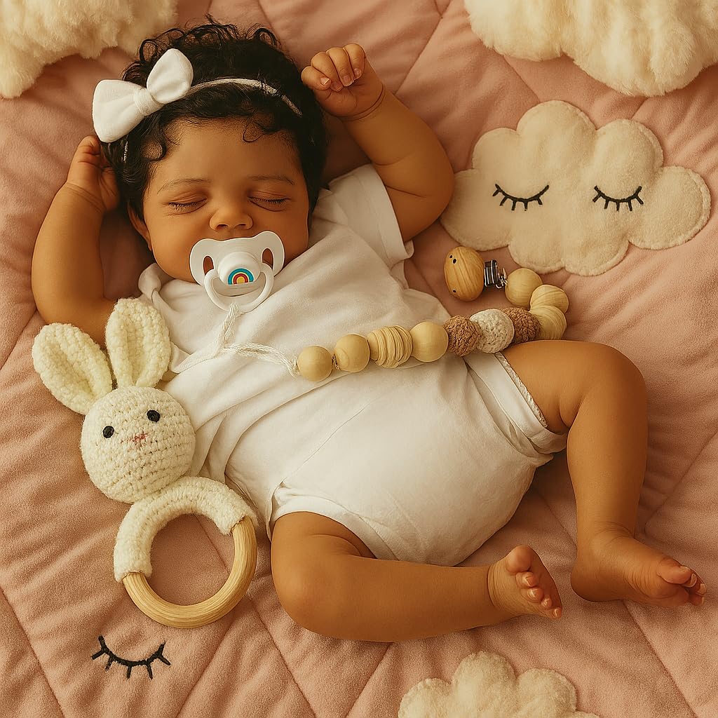 SCOM Reborn 18-inch doll with ultra-realistic face for lifelike pretend play.