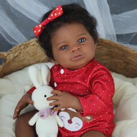 SCOM Reborn Baby Doll Black Girl 20-inch clothes for customizing outfits