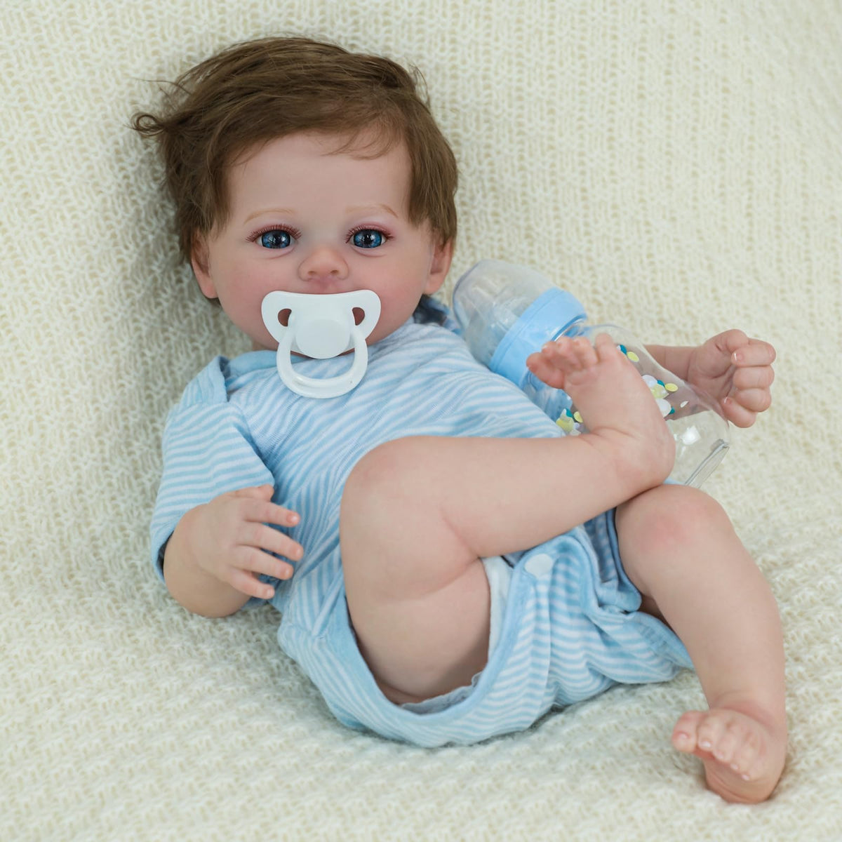 SCOM weighted soft-body doll ready for comforting hugs and realistic cuddling