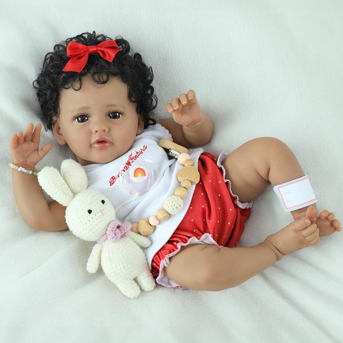 SCOM Reborn 18-inch doll poses to spark role-playing scenarios.