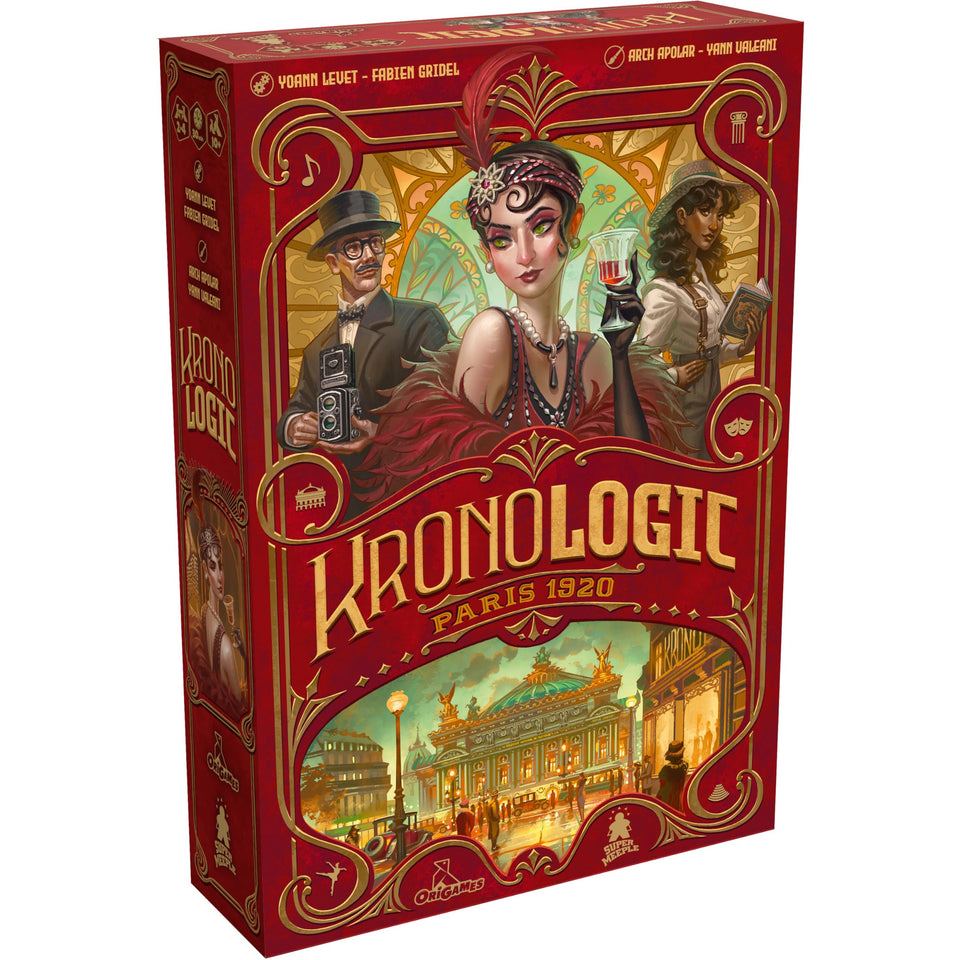 Scorpion Masqué Kronologic Paris Opera board offers immersive 1920s mystery.