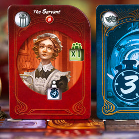 Scorpion Masqué Kronologic suspect cards heighten tension and deduction.