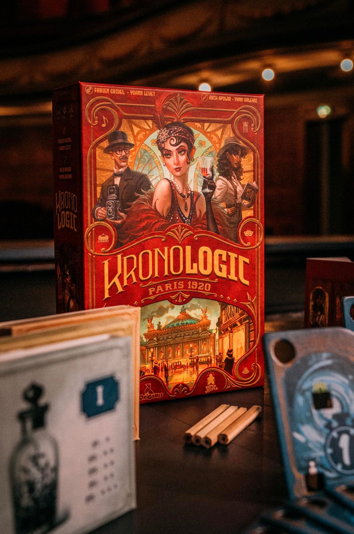 Scorpion Masqué Kronologic three-scenario pack enables fresh mystery nights.