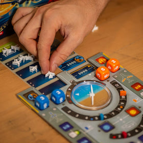 Scorpion Masqué Sky Team modules setup showcases optional rules for richer gameplay.