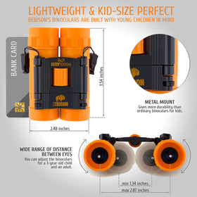 Scotar BeBison kids binoculars ideal for bird watching and nature study.