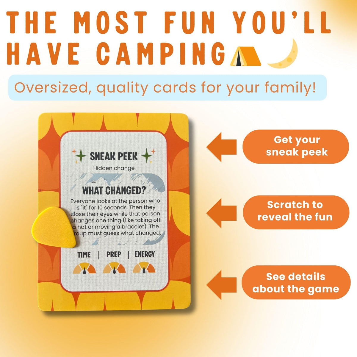 Scratch 'Ems Campfire Games family fun cards promote shared laughter outdoors