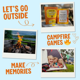 Scratch 'Ems Campfire Games idea-spark cards ignite imagination on trips