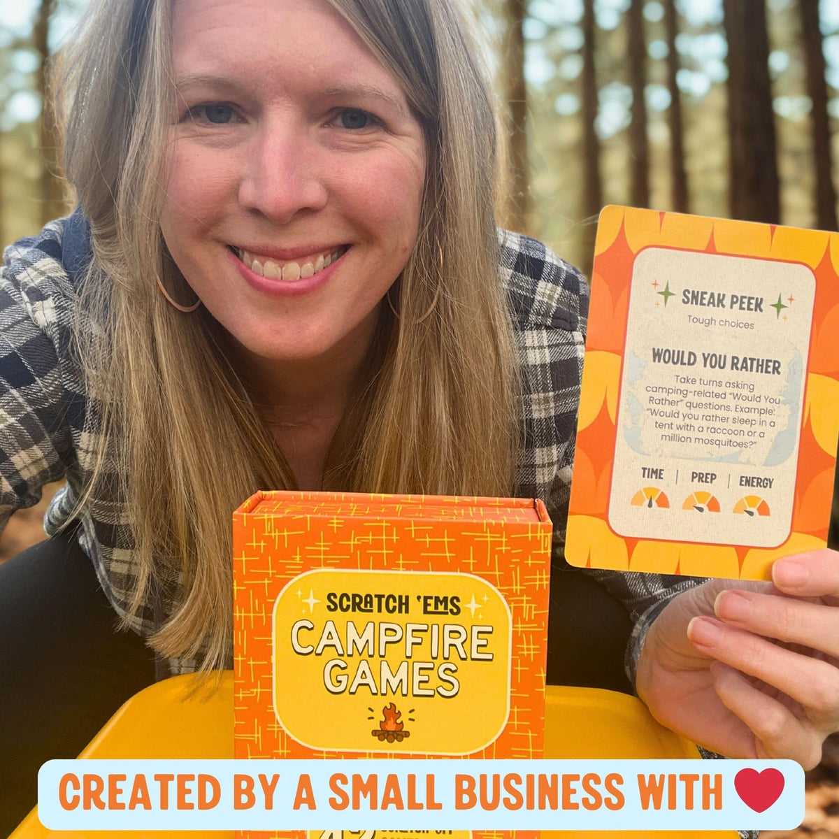 Scratch 'Ems Campfire Games kids activities card variety delights youngsters