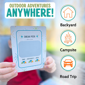 Scratch 'Ems family outdoor scene with kids exploring nature together.