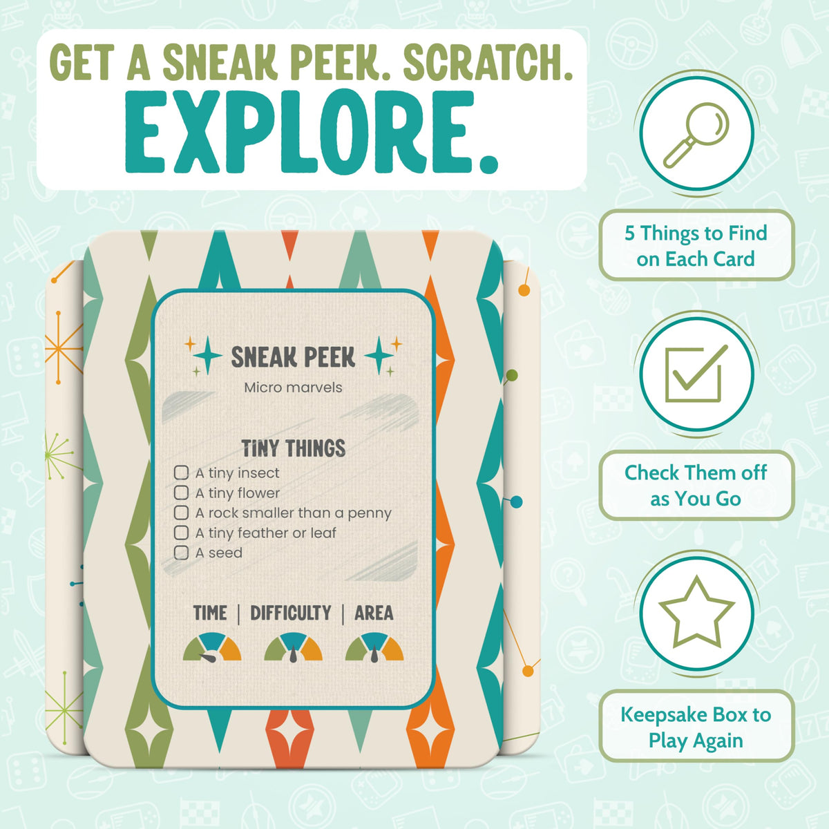 Scratch 'Ems all-season outdoor activity on a sunny park day with kids.