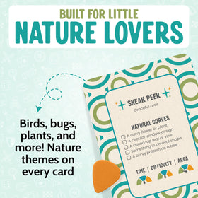Scratch 'Ems scratch-off card in action during a family outdoor adventure.
