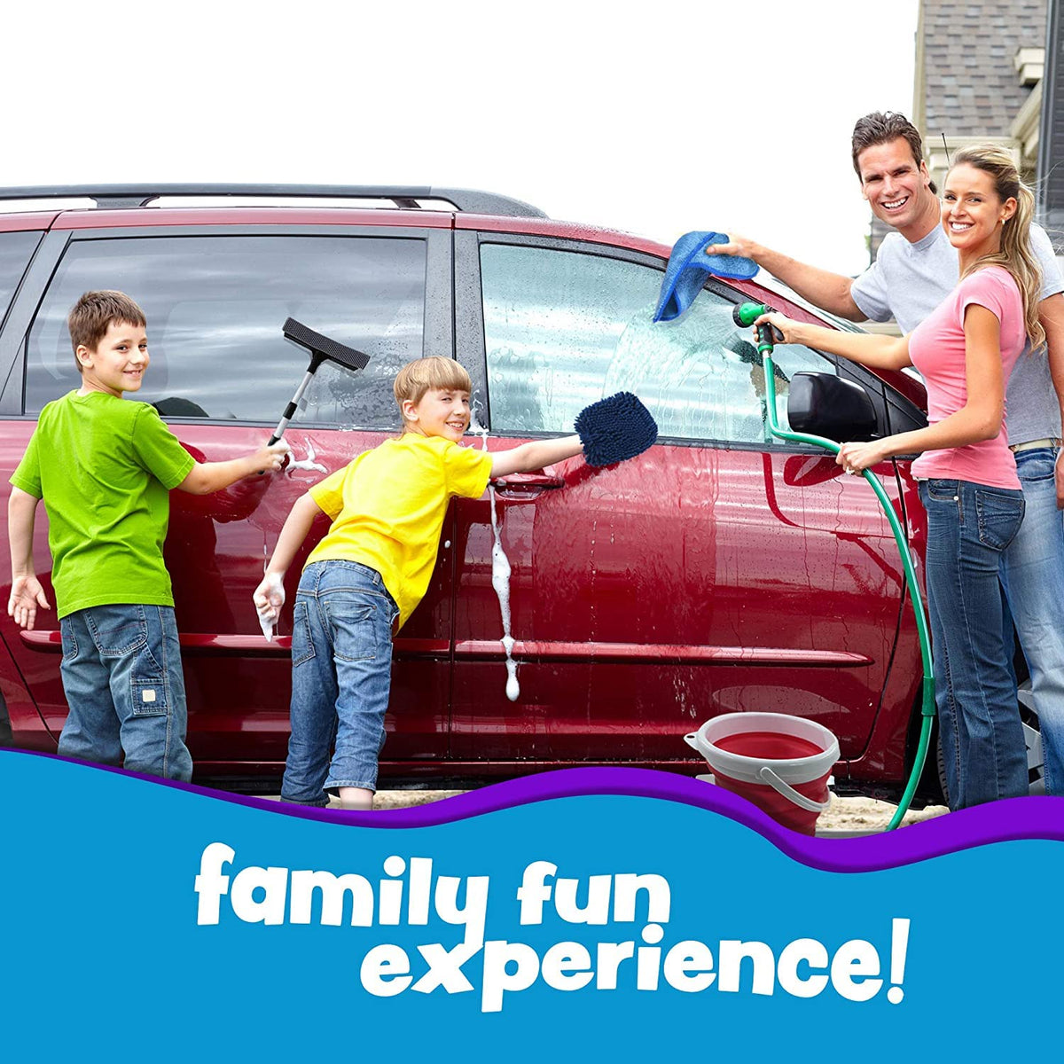 SCRUBIT wheel brush cleans rims without scratching delicate finishes.