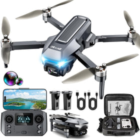 Scrubuz GPS Drone 4K camera with adjustable tilt for wide shots.