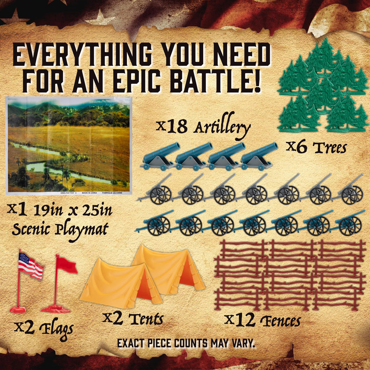 SCS Direct terrain and giant playmat for immersive battlefield visuals