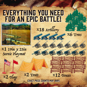 SCS Direct terrain and giant playmat for immersive battlefield visuals