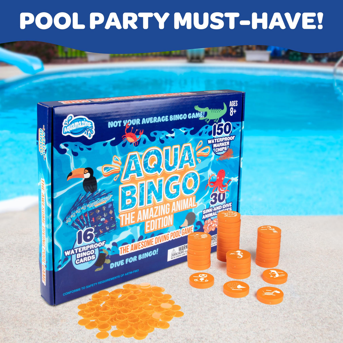 SCS Direct diving game set ready for pool time, encouraging active summer fun.