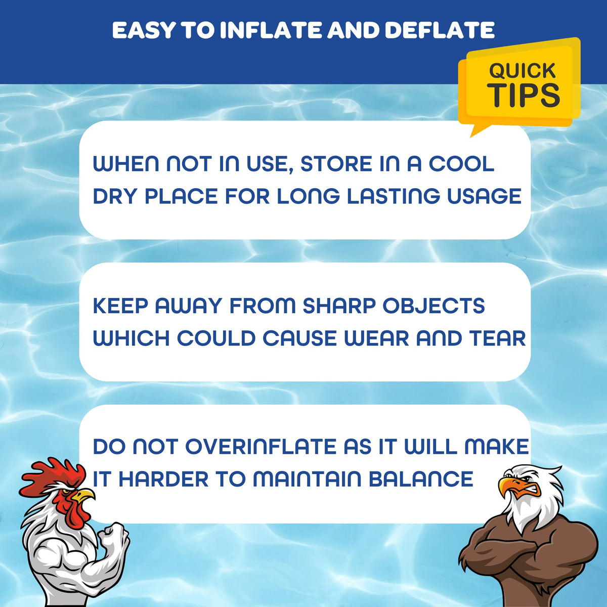 SCS Direct easy-to-clean pool float for quick after-play refresh.