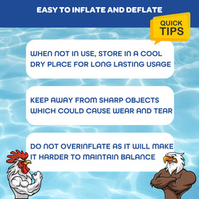 SCS Direct easy-to-clean pool float for quick after-play refresh.