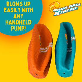 Durable rubber construction of SCS Direct Gaga Ball designed for long lasting play