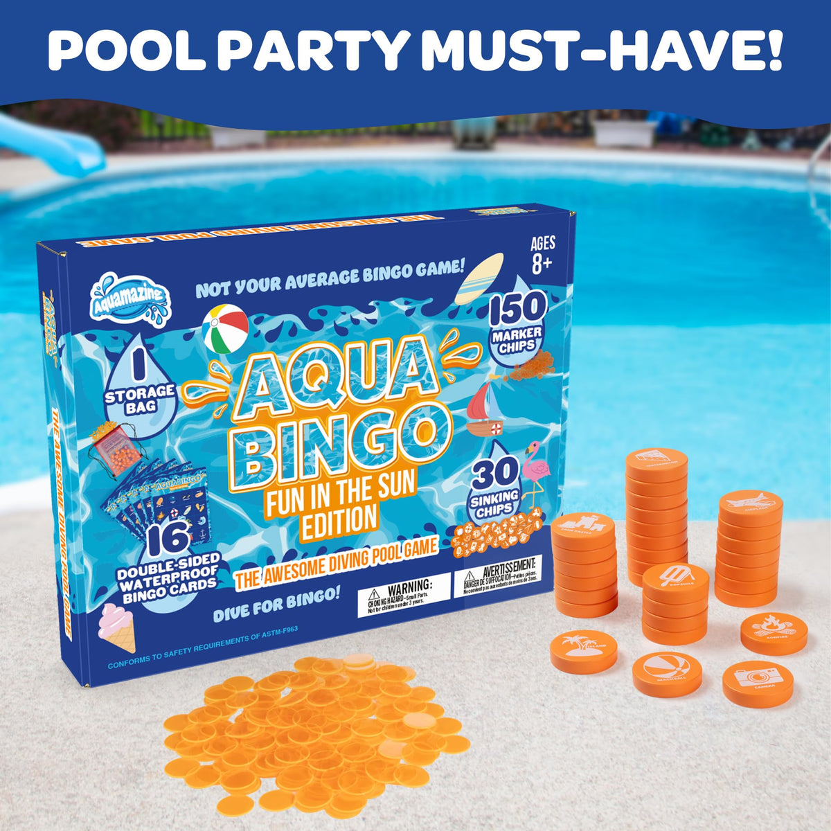 SCS Direct Mesh Storage Bag keeps everything together after sunny pool sessions.