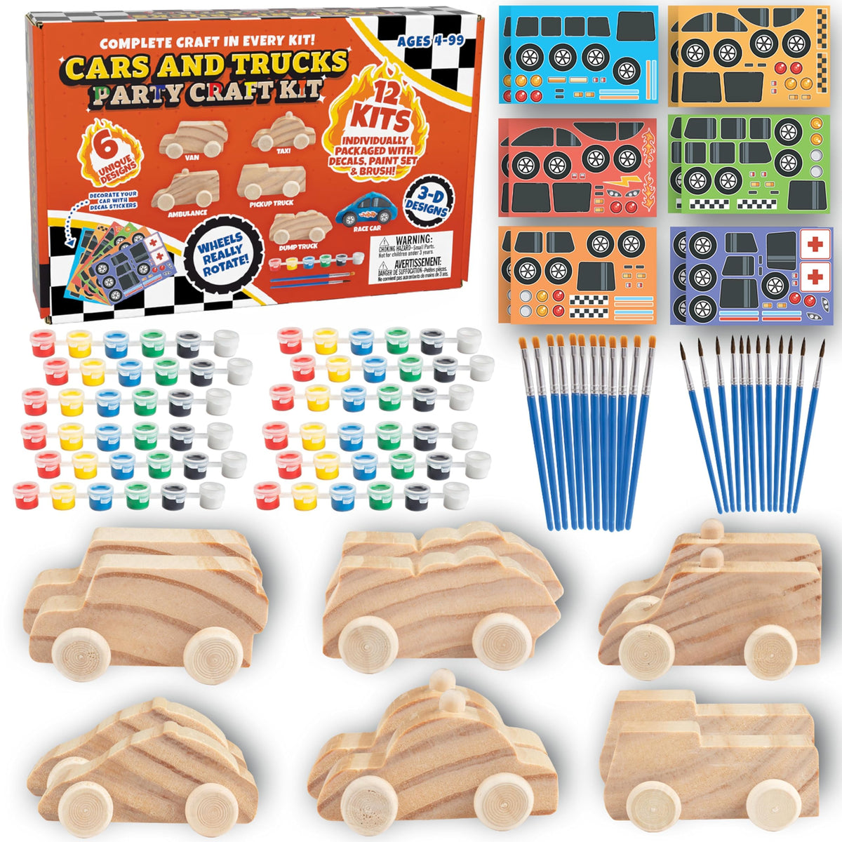 SCS Direct kid friendly craft set ideal for party favors and classroom activities