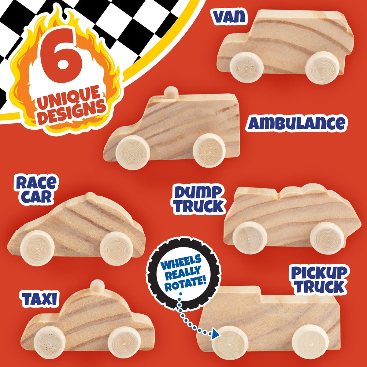 SCS Direct taxi car kit for kids ideal for colorful crafts at home