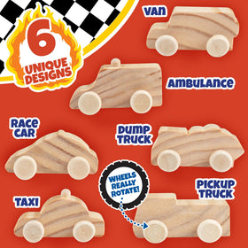 SCS Direct taxi car kit for kids ideal for colorful crafts at home