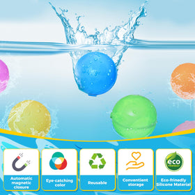 SCUATANBE refillable design for repeated toss games and relays.