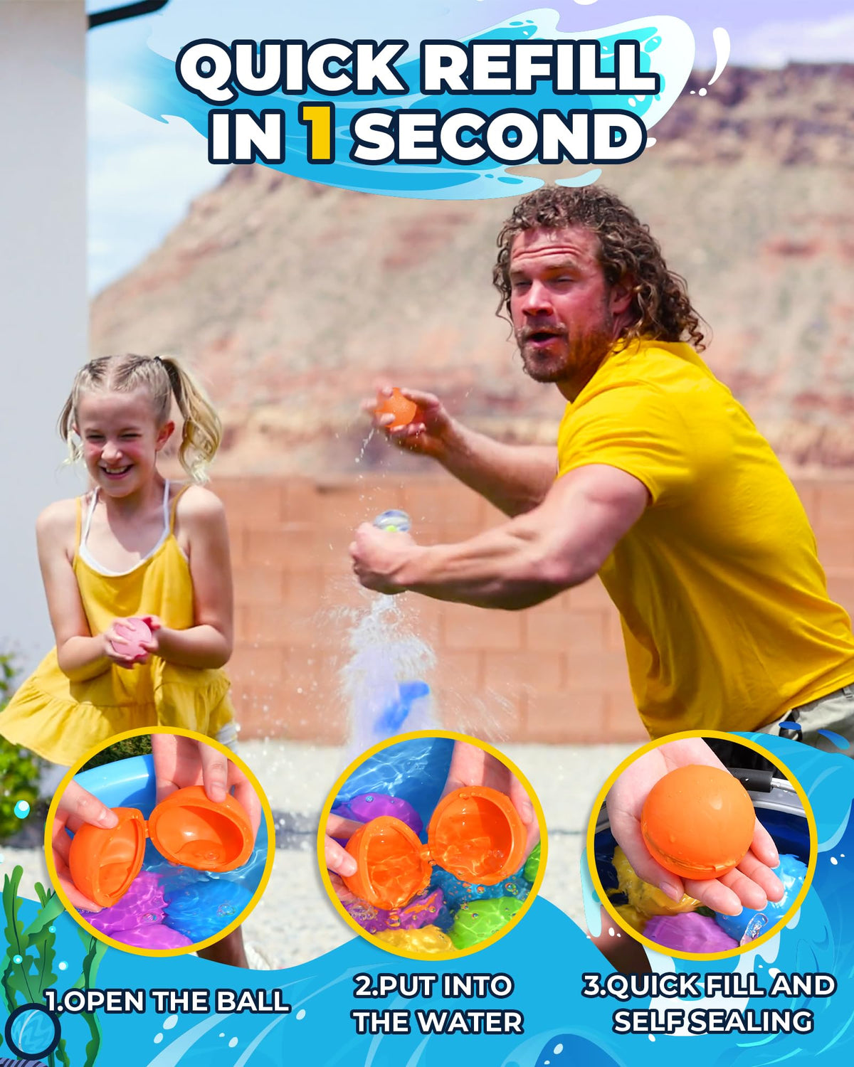 SCUATANBE soft silica gel balloons comfortable for kids during splash battles