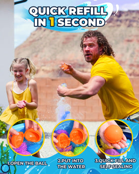 SCUATANBE soft silica gel balloons comfortable for kids during splash battles