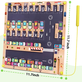 Scuwtocn portable magnetic toy fits backpacks for travel.