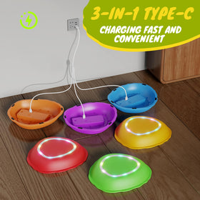 Scvcid balance stones with music and lights spark imaginative play and motor skill growth