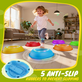 Scvcid non slip bases prevent slips during indoor or outdoor balance activities