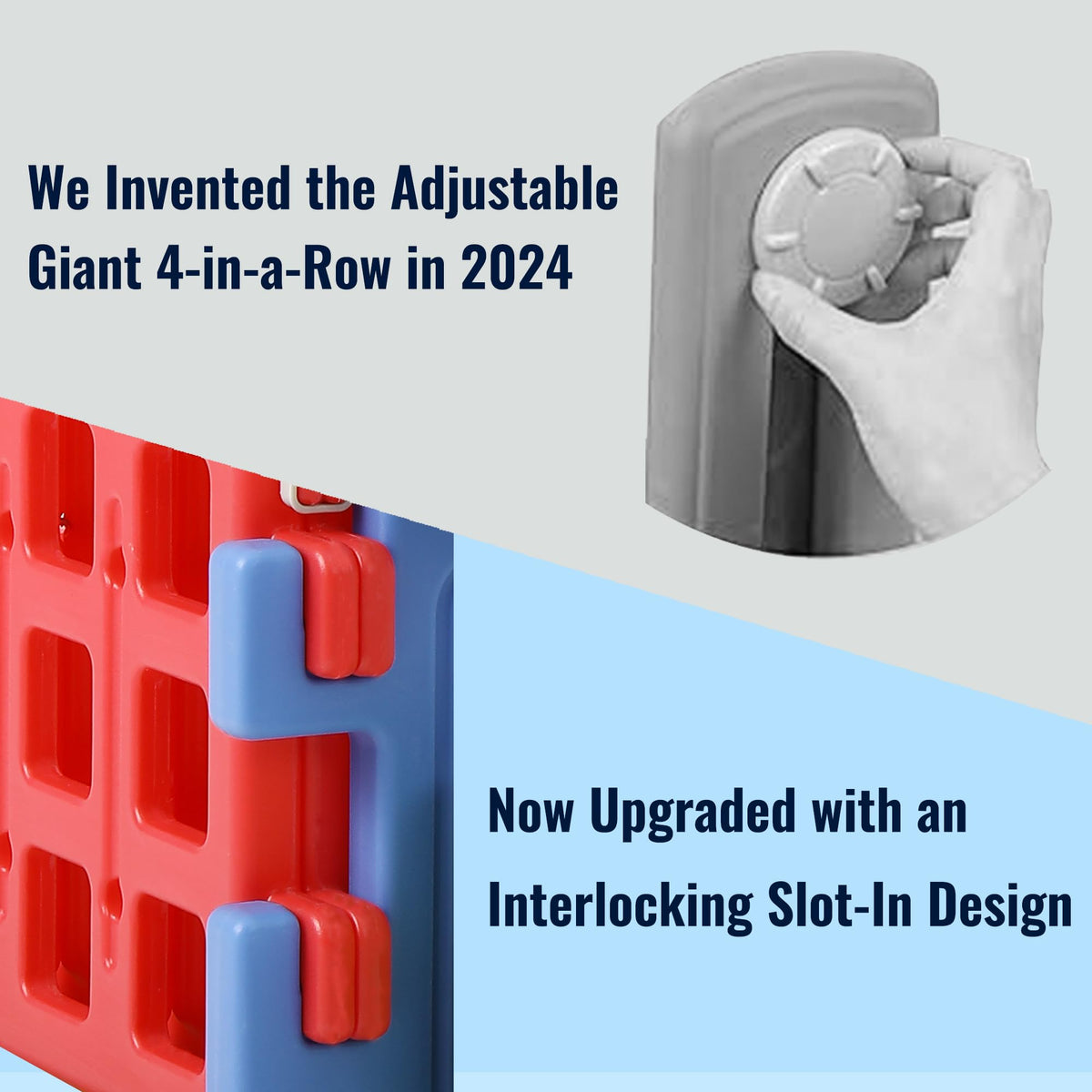 SDADI block-style interlocking frame ensures stable play
