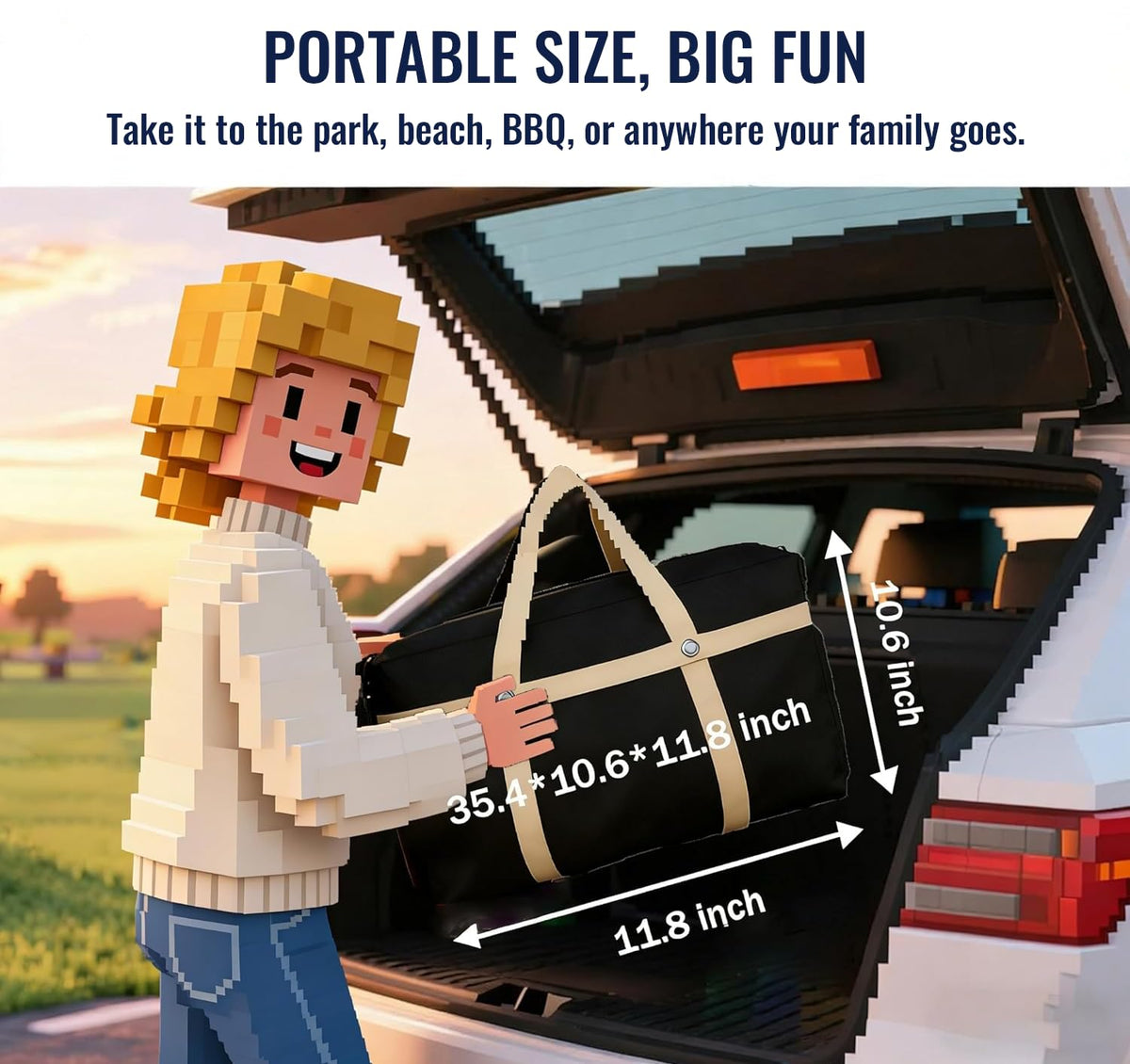 SDADI Click Giant 4-in-a-Row adjustable height feature for all ages.