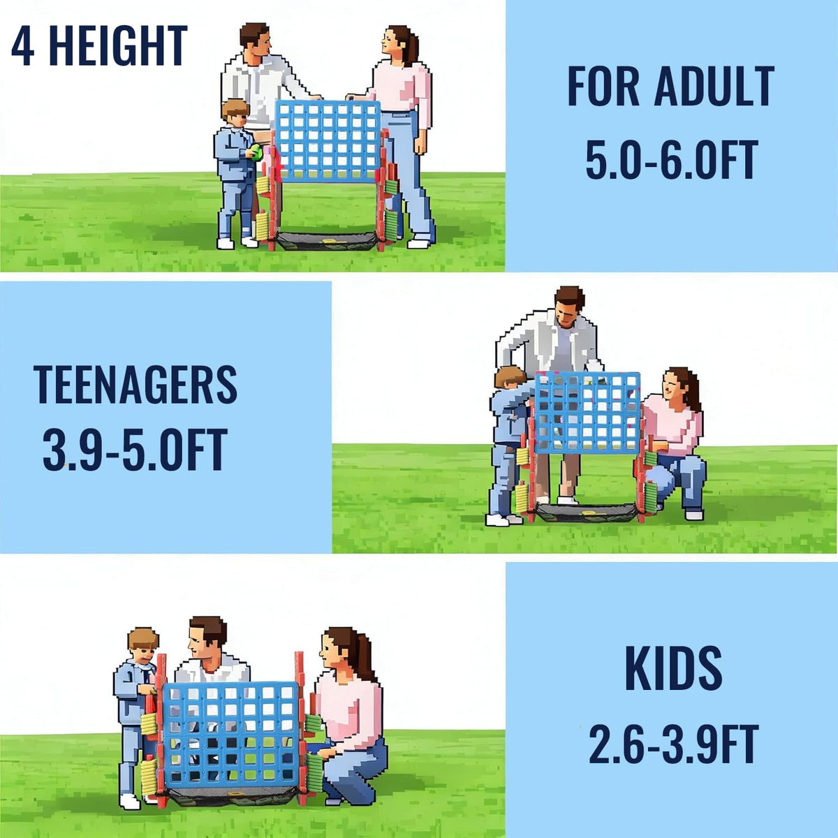 SDADI Click Giant 4-in-a-Row family fun for kids, teens, and adults.